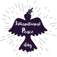 International Peace Day vector