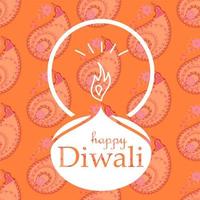 Happy Diwali Celebration Banner vector