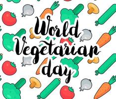 World Vegetarian Day vector