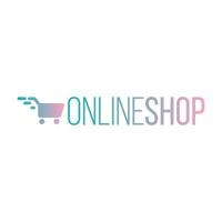 logotipo de la tienda online vector