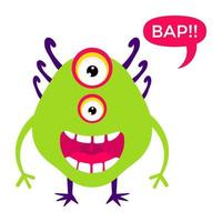 Monster Multiple Eyes vector