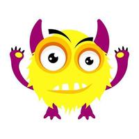 Fluffy Monster Concepts vector