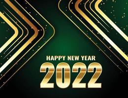 happy new year 2022 luxury background design. vector