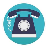 Trendy Landline Concepts vector