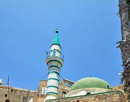 El-Jazzar Mosque also known as the White Mosque is named after the Ottoman Bosnian governor Ahmad Pasha el-Jazzar the Butcher. photo