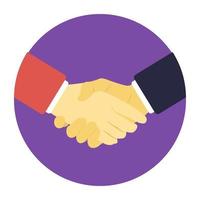 Hand Shake Concepts vector