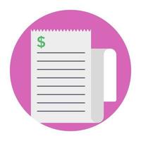 Purchase Invoice Concepts vector