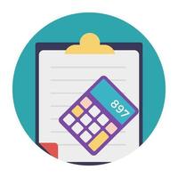 Trendy Accounting Concepts vector