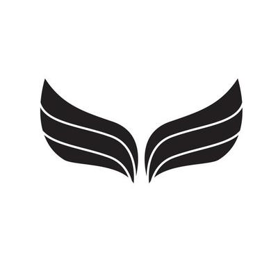 wing logo sign