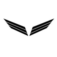 wing logo sign vector