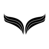 wing logo icon vector