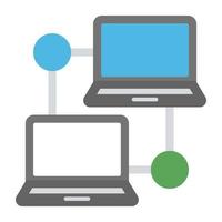 Interconnected Network Concepts vector