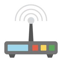 Trendy Wifi Router vector