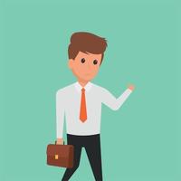 Anxious Businessman Concepts vector