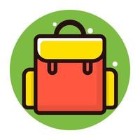 Trendy Luggage Concepts vector