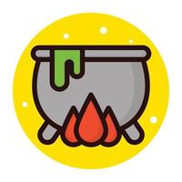 Campfire Cooking Concepts vector