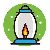 Trendy Lantern Concepts vector