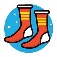 Trendy Socks Concepts vector