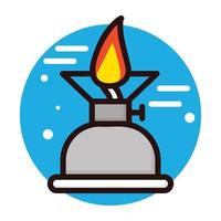 Gas Cylinder Stove vector