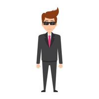 Businessman With Sunglasses vector