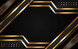 Shining Black and Gold Modern Abstract Background vector