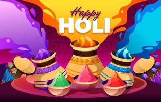 Happy Holi Festival Background