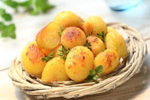 patatas asadas foto