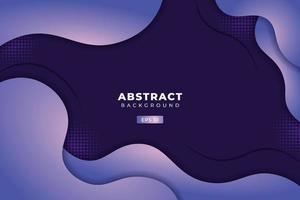 Abstract Fluid Geometric Background Dynamic Shape Gradient Purple vector