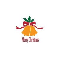 Merry christmas logo vector template