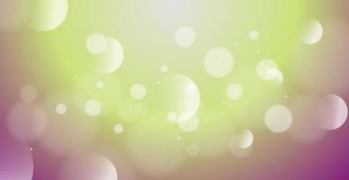 Abstract multicolored blurred bokeh on red background - Vector