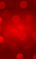 Abstract multicolored blurred bokeh on red background - Vector