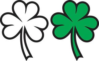 Shamrock icon vector