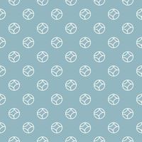 Seamless vector pattern in geometric ornamental style