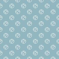 Seamless vector pattern in geometric ornamental style