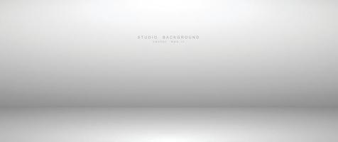 Empty gradient studio room background. backdrop light interior with copyspace for your creative project, Vector illustration EPS 10