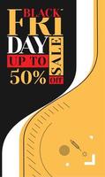 Black Friday Sale Promotion Poster or banner Design, Special offer sale,  Promotion and shopping vector template.