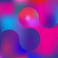 Fluid shapes composition with trendy gradients. vector compositions.