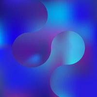 Fluid shapes composition with trendy gradients. vector compositions.