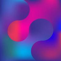 Fluid shapes composition with trendy gradients. vector compositions.
