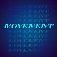 Movement repeat word message vector