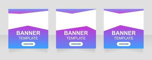 Pharmaceutical education seminar web banner design template vector