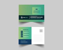 Real Estate Postcard Design Template Free Vector