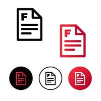 Abstract Result Fail Icon Illustration vector