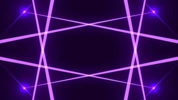 luz laser vj com fundo de néon brilhante 4k video