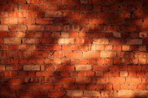 Natural bricks wall, texture, background photo