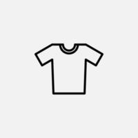 shirt Line Icon, Vector, Illustration, Logo Template. Suitable For Many Purposes.