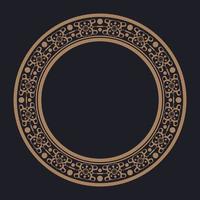 ornament pattern circle border design vector