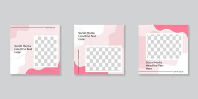 Minimalist promotion square web banner for social media furniture or fashion sale vector