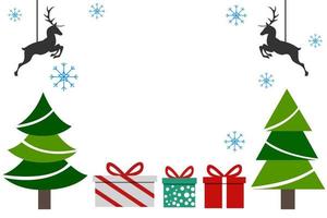 Merry Christmas Background Copy Space Area. Suitable to place on content with that theme vector