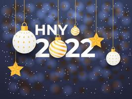 Christmas Background, 2022, Christmas Poster, Social Media Poster, Web Banner, Festival Banner, December, Vector, Happy New Year 2022, New Year Banner,  Christmas Background Banner Design, Decorative. vector